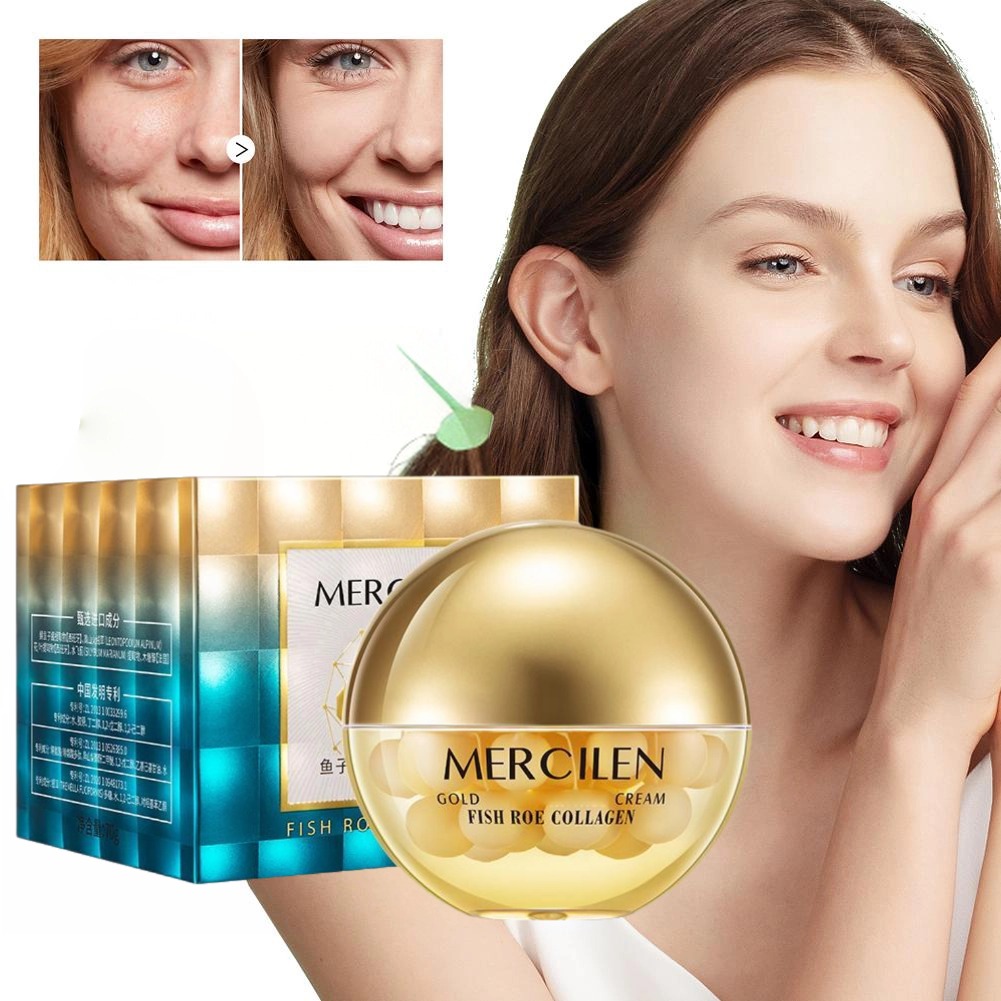 Luxury Skincare Aesthetic - Golden collagen protein Lift & Firm