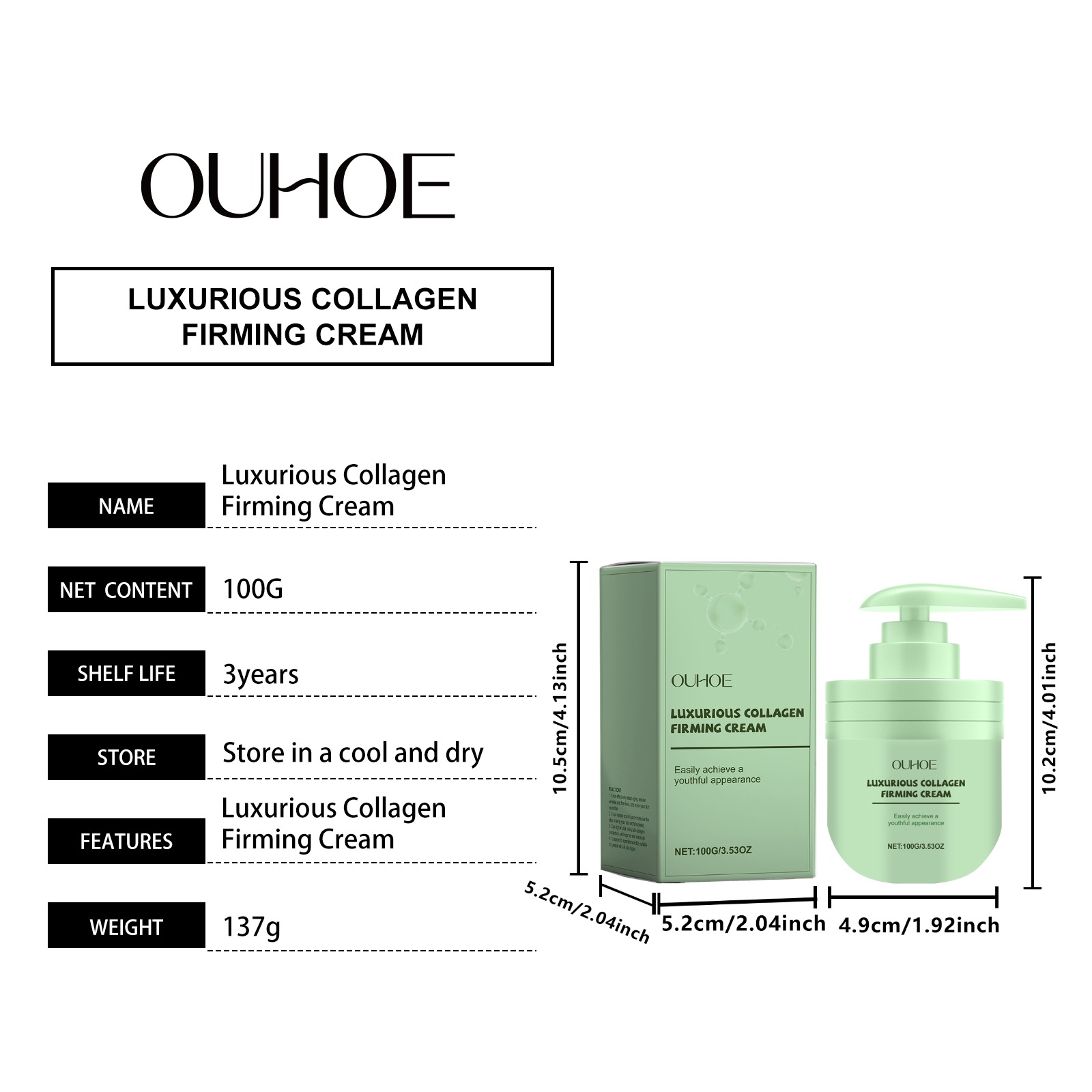 100g Collagen Peptide Cream Tr - مراجعة Luxury Skincare Daily وسعره