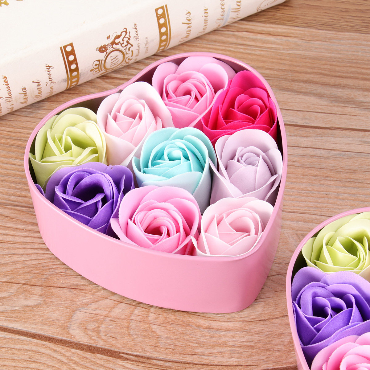 Rose Soap Flower Soap Set in E - مراجعة Luxury Rose Skincare وسعره