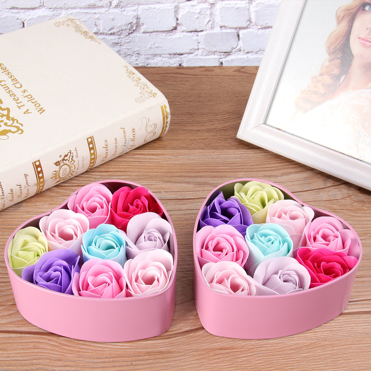 Rose Soap Flower Soap Set in E - مراجعة Luxury Rose Skincare وسعره