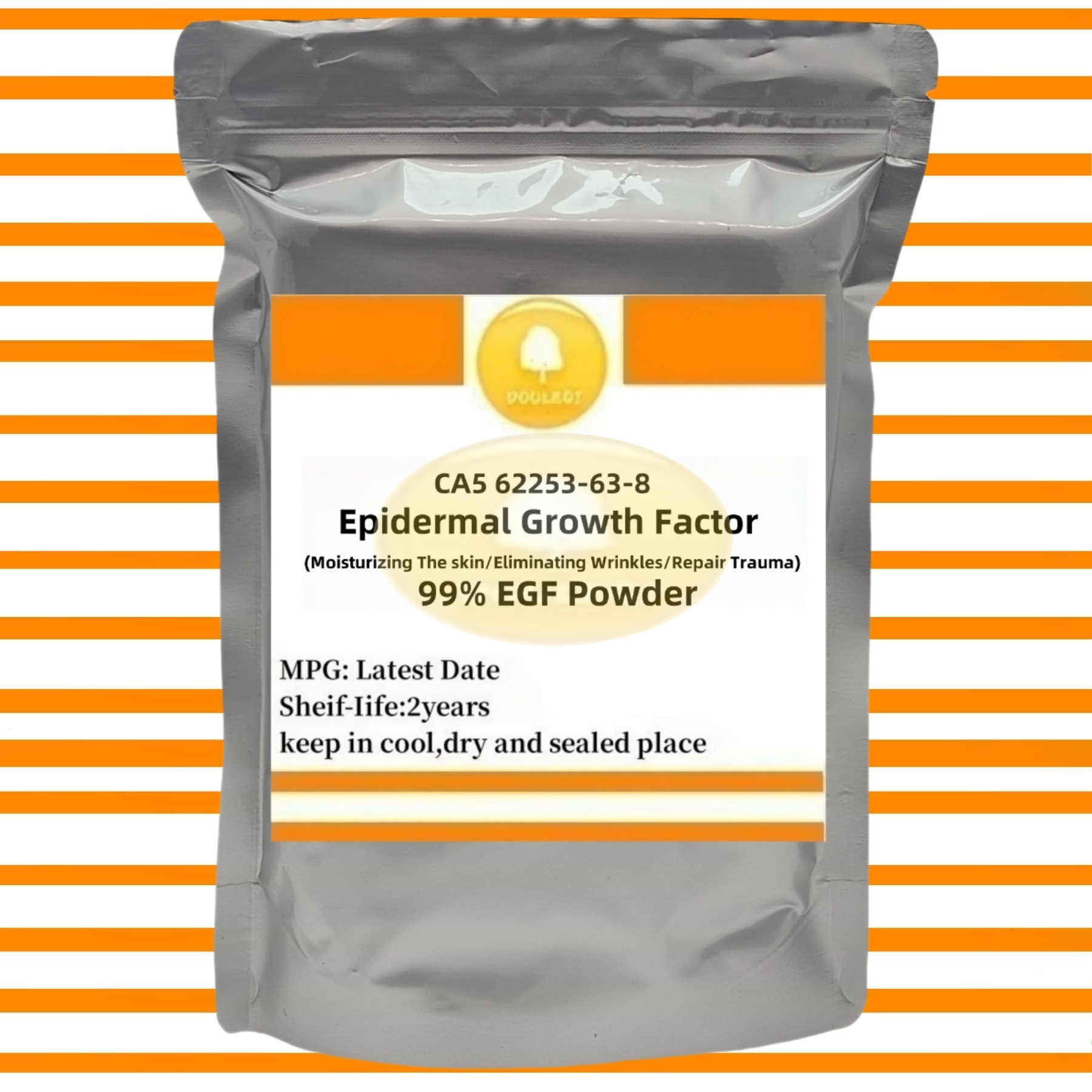 Hot Sell EGF Powder Epidermal  - مراجعة Epidermal Growth Factor وسعره