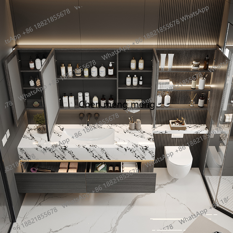 Italian Light Luxury Bathroom  - مراجعة Luxury Skincare Makeup وسعره