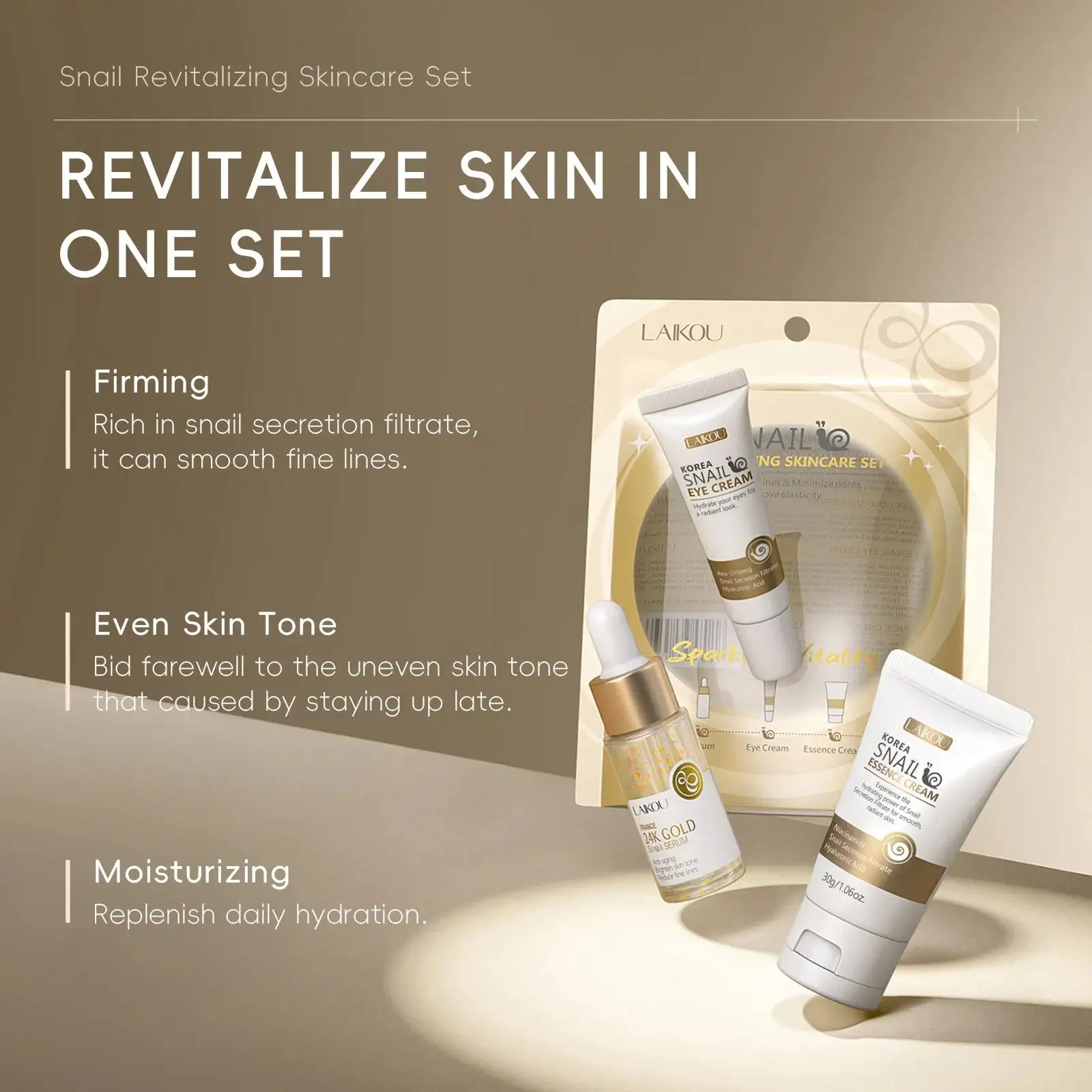 24K Gold Snail Repair Serum Ey - مراجعة Luxury Skincare Serum وسعره