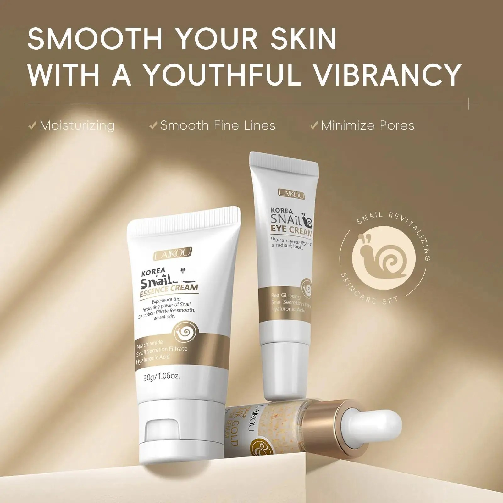 24K Gold Snail Repair Serum Ey - مراجعة Luxury Skincare Serum وسعره