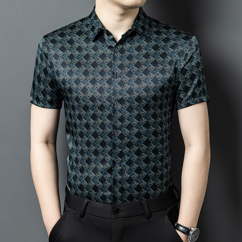 Luxurious Silk Print Shirts Fo - مراجعة Luxury Skincare Men وسعره