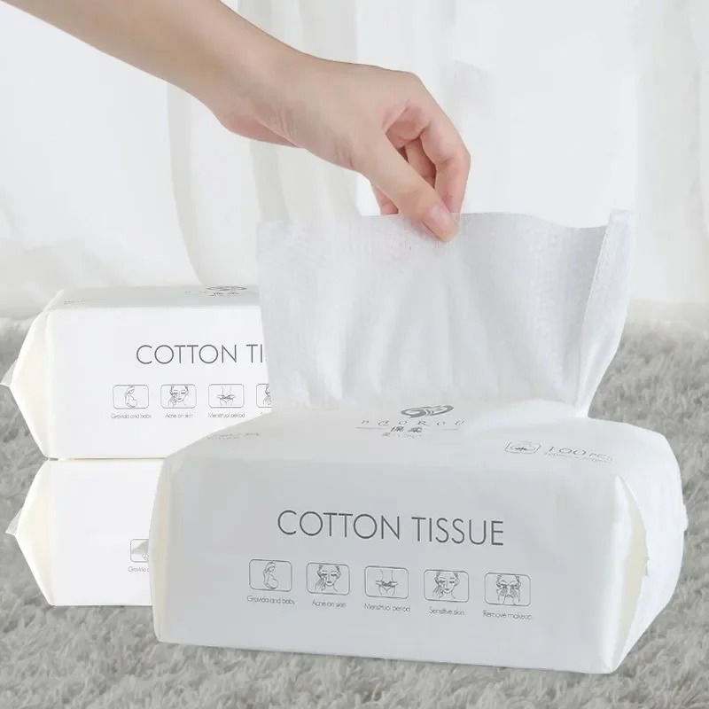 100PCS Luxury Disposable Face  - مراجعة Luxury Skincare Makeup وسعره