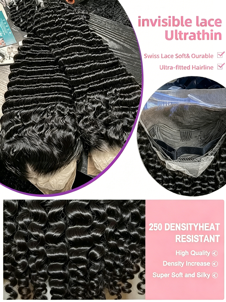 13x6 HD Loose Deep Wave Lace F - مراجعة Luxury Skincare Daily وسعره