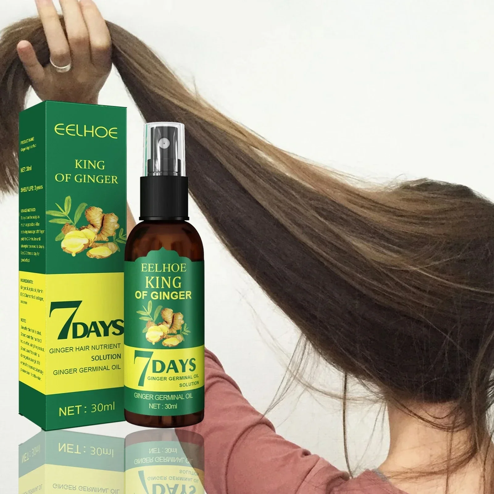 2024 Ginger Hair Growth Serum  - مراجعة Epidermal Growth Factor وسعره