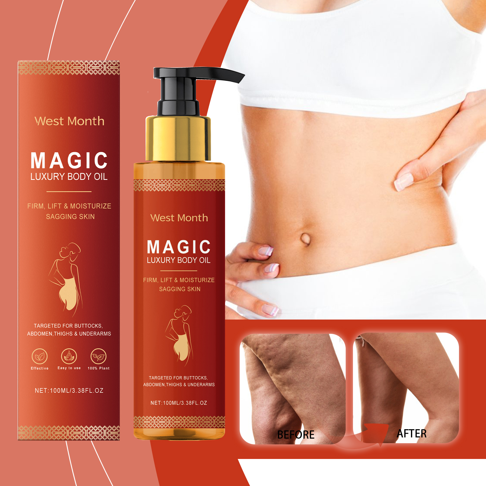 WEST MONTH Magic Luxury Body O - مراجعة Luxury Skincare Daily وسعره