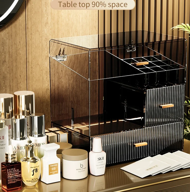 32x32x20cm Acrylic Luxury Cosm - مراجعة Luxury Skincare Aesthetic وسعره