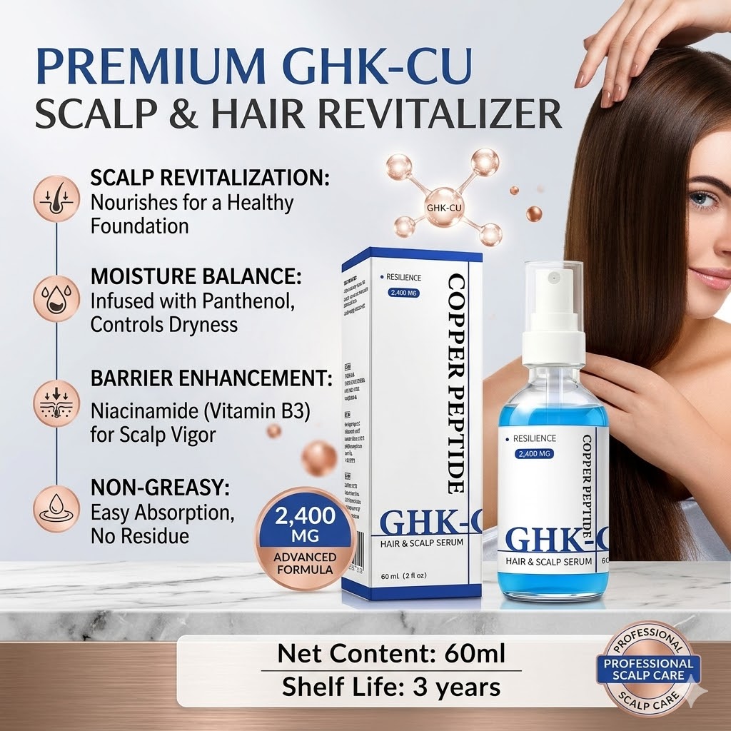 GHK-Cu Copper Peptide Hair Gro - مراجعة Epidermal Growth Factor وسعره