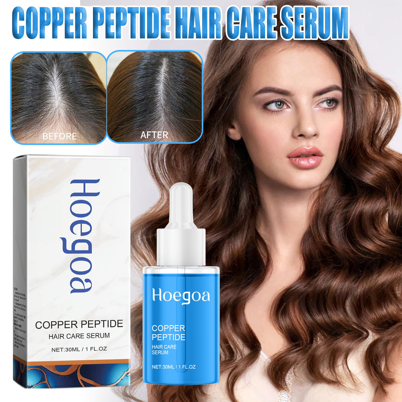 Copper Peptide Hair Serum 30ml - مراجعة Epidermal Growth Factor وسعره