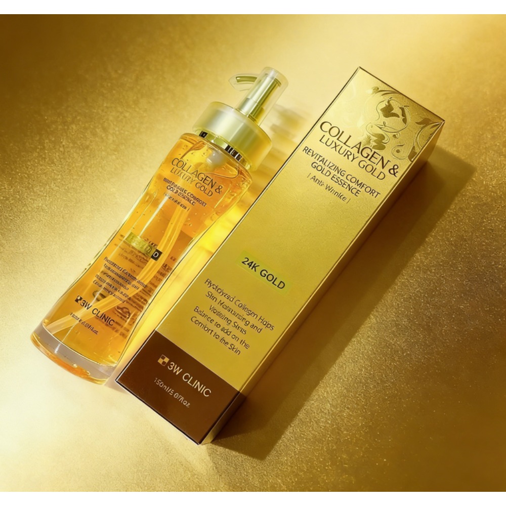 3WCLINIC Collagen & Luxury Gol - مراجعة Luxury Skincare Serum وسعره