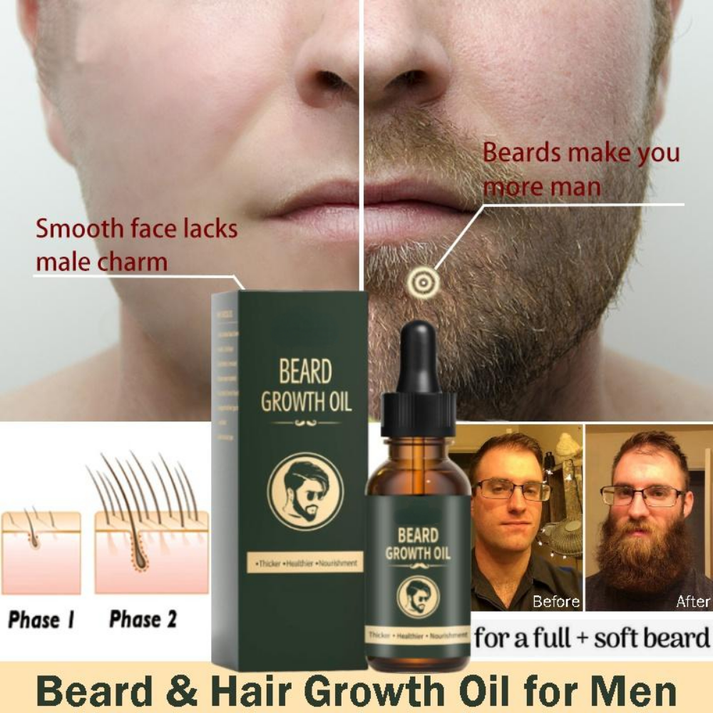 Fast Beard Growth Oil Beard Oi - مراجعة Epidermal Growth Factor وسعره