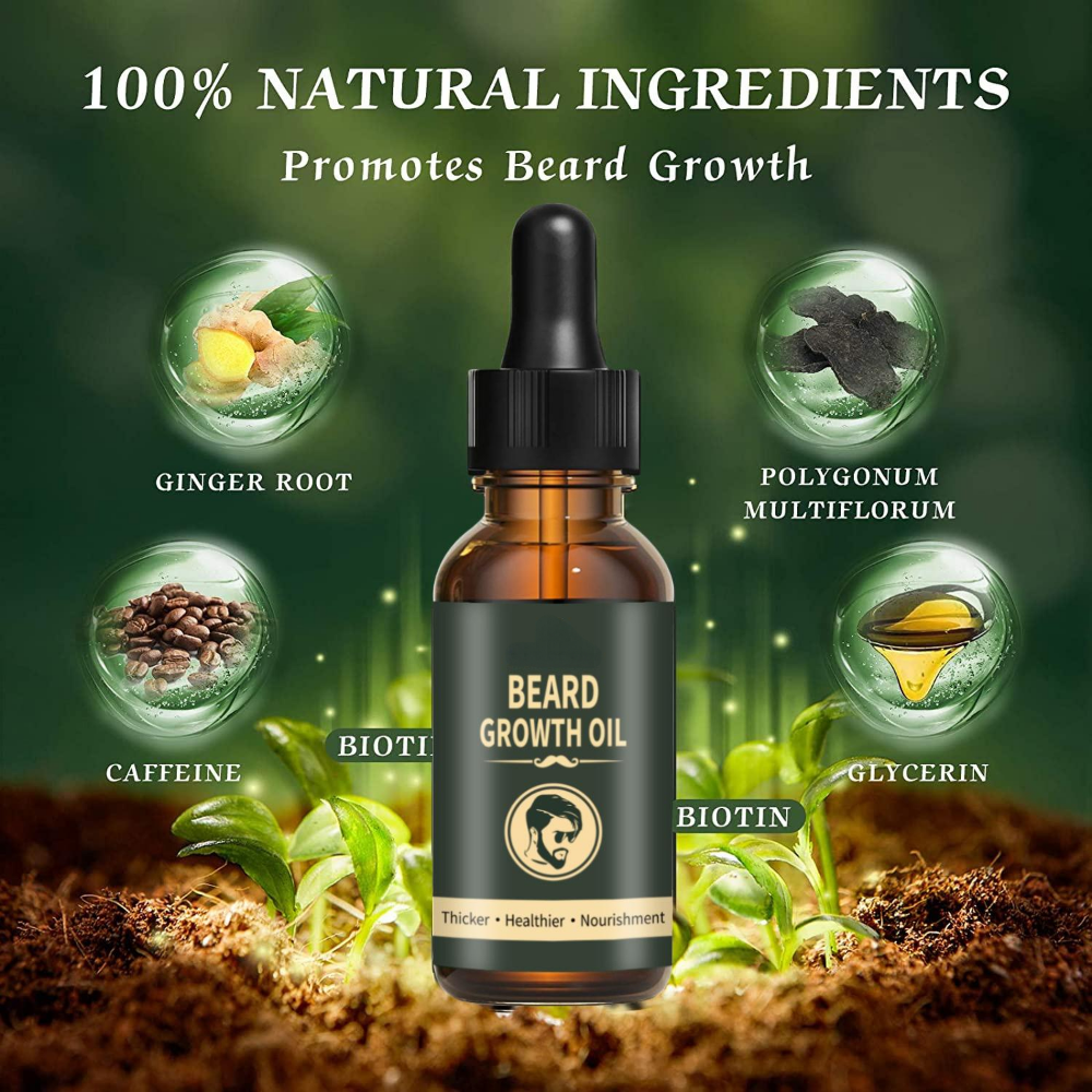 Fast Beard Growth Oil Beard Oi - مراجعة Epidermal Growth Factor وسعره